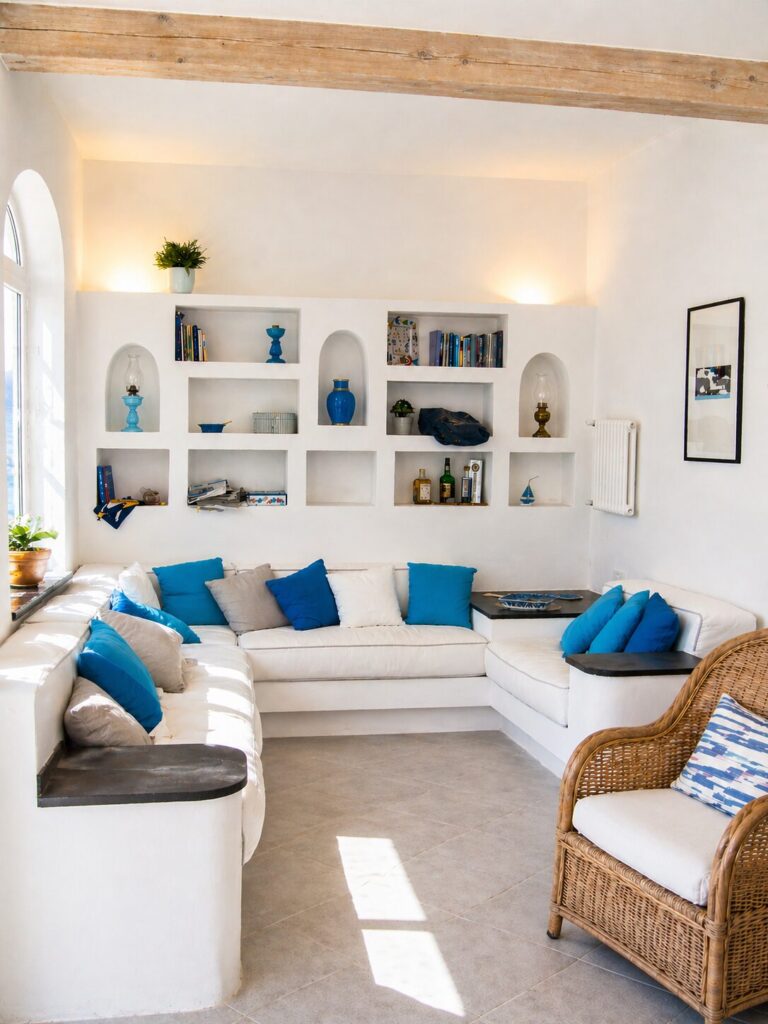Il bianco, il grigio e il blu
